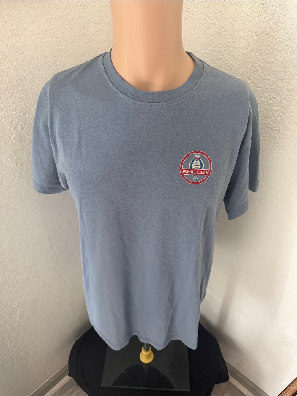 Selby Light Blue Crewneck Short-Sleeve T-Shirt with Chest Logo Duckhorn River Ou